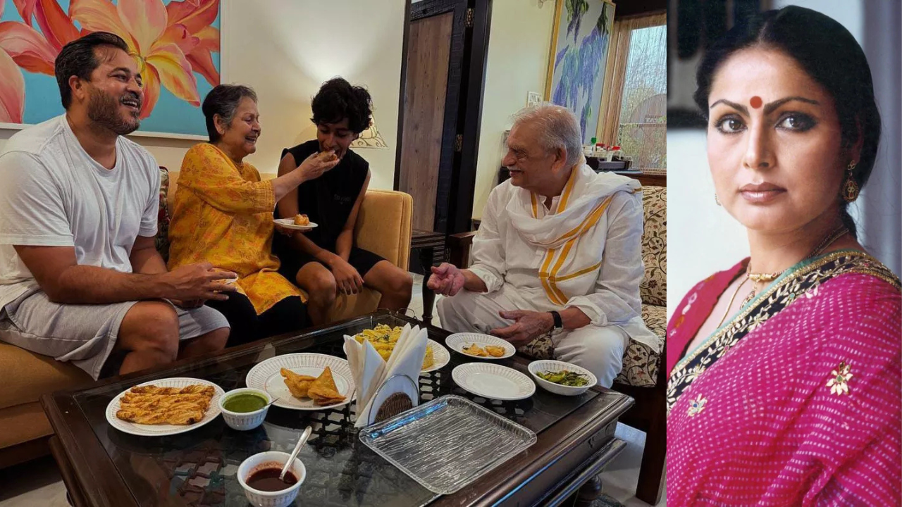 Rakhee Gulzar Family